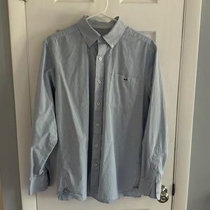 Fish Hippie Men’s Blue and White Checked Shirt